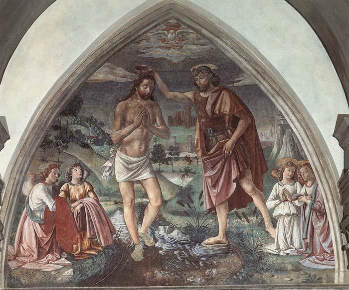 GHIRLANDAIO, Domenico Baptism of Christ